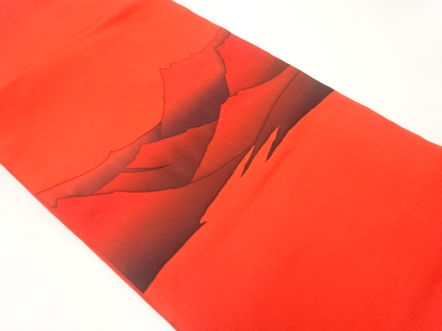 塩瀬遠山模様名古屋帯